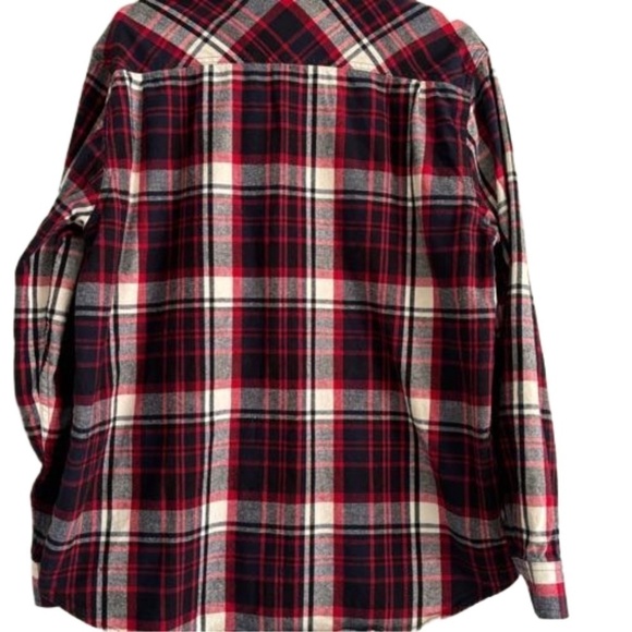 TNA men's plaid button down 100% cotton long sleeve shirt casual size M - Picture 2 of 11